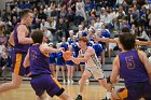 MBBall vs Emerson  Wheaton College Men's Basketball vs Emerson College is the first round of the NEWMAC Basketball Championships. - Photo By: KEITH NORDSTROM : Wheaton, basketball, NEWMAC MBBall2024